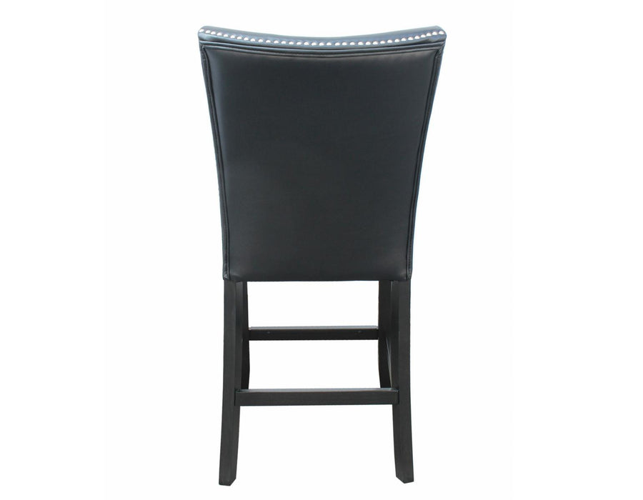 Steve Silver Camila Black Counter Chair in Black (Set of 2)