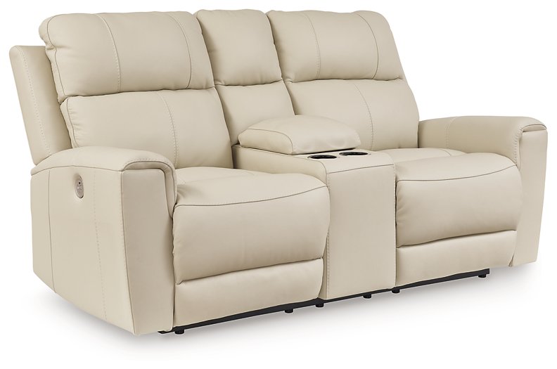 Dahlmoore Power Reclining Loveseat with Console - MR ZEE FURNITURE