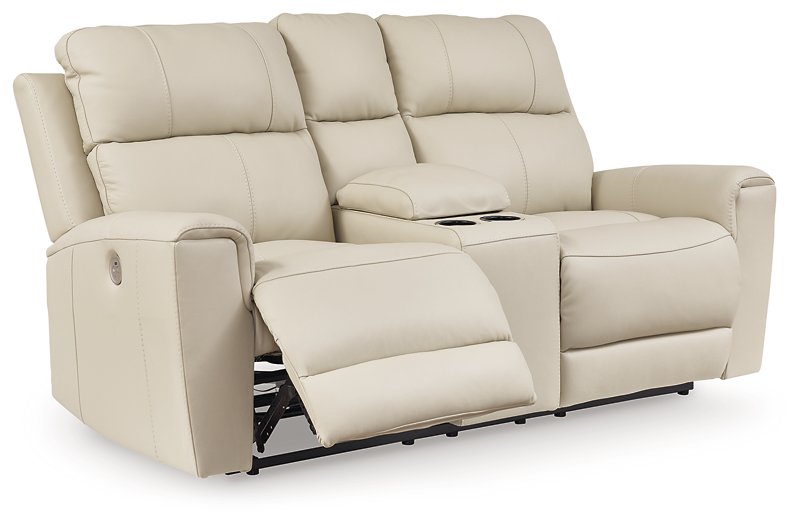 Dahlmoore Power Reclining Loveseat with Console - MR ZEE FURNITURE