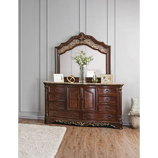 Menodora Brown Cherry Dresser